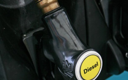 Mistura obrigatória de biodiesel no diesel comum passa para 10% nesta quinta