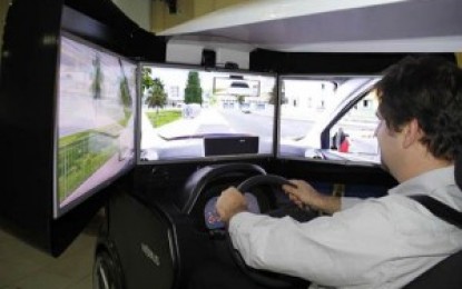 Aulas com simulador reduzem ansiedade do primeiro contato com veículo