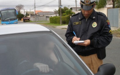 Multas de trânsito sofrerão reajuste a partir de novembro