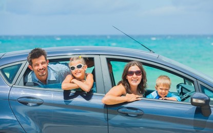 As férias chegaram. Viaje em segurança com a família