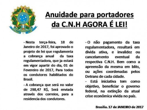 boato-lei-que-institui-anuidade-para-portadores-de-cnh-nao-e-real