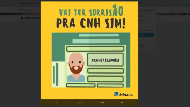 detran-de-sp-faz-campanha-para-lembrar-que-pessoas-podem-sorrir-em-foto-de-cnh