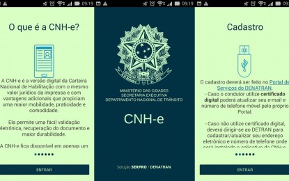 Estreia do app da CNH digital é adiada para a 1ª quinzena de outubro