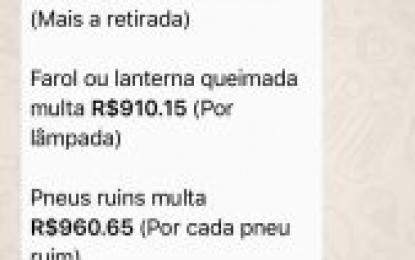 Mais um boato sobre reajuste no valor das multas se espalha nas redes sociais