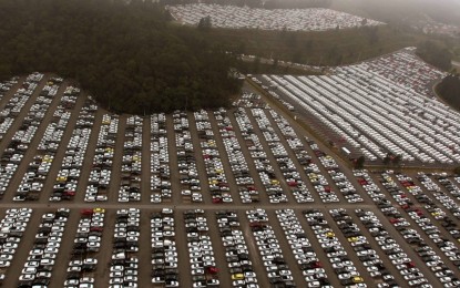 Vendas de carros caem 7,8% em setembro