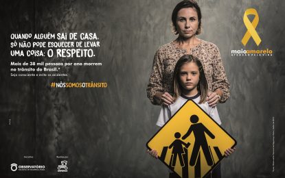 COMEÇA O MAIO AMARELO, MÊS DE PREVENÇÃO AOS ACIDENTES DE TRÂNSITO