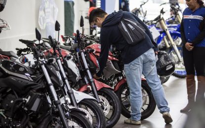 Venda de motos sobe 8,4% em julho no Brasil, diz Fenabrave