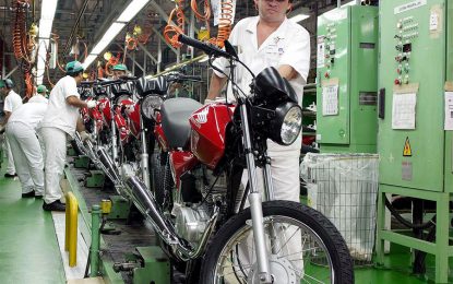 Produção de motocicletas cresce 5,2% em setembro, diz Abraciclo