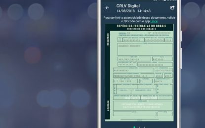 Documento digital para veículos é adiado para junho de 2019