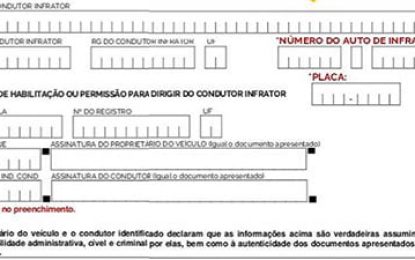 Falsa indicação de condutor infrator é crime