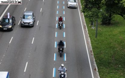 Faixa Azul para motos em SP reduz acidentes com vítimas em 71%