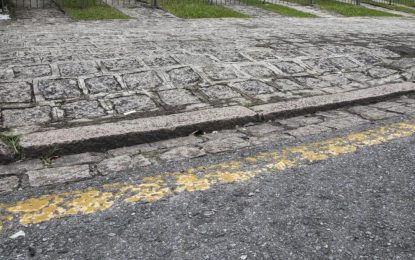 Estacionar em guia rebaixada quando não há entrada ou saída de veículos é infração?