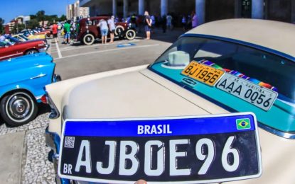 Quantos modelos de placas de carro já foram utilizados no Brasil?
