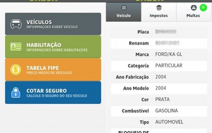 APP Autocheck – Aplicativo monitora a situação legal de Veículos e CNH