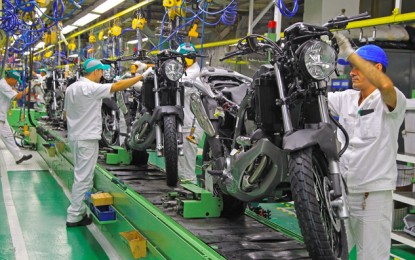 Produção de motos no Brasil acumula queda de 5,2% em 2014